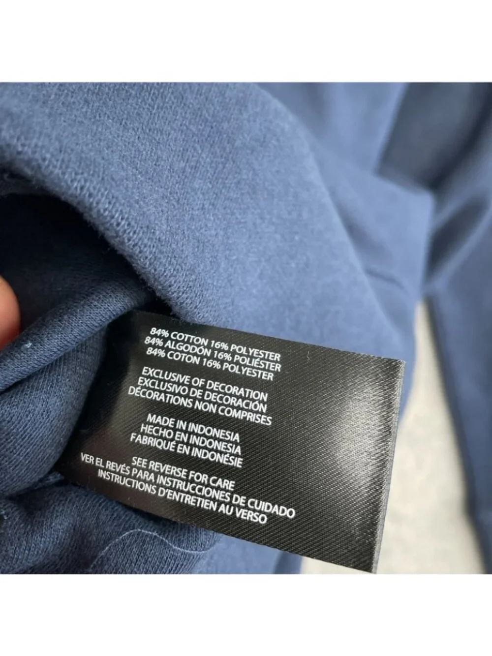 Banana Republic Men's M Navy Half-Zip Pullover Sweatshirt Cotton-Blend N1476